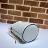 Best Replicas Bags - Replica Gucci GG Marmont Mini Bucket Bag in White Shop For Best Louis Vuitton LV Replica Bags With Cheap Price