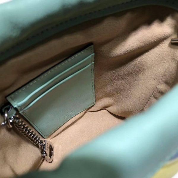 Gucci GG Marmont Mini Bucket Bag: Pastel & Rainbow Replica - Image 9