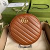 Best Replicas Bags - Replica Gucci GG Marmont Mini Round Shoulder Bag Shop For Best Louis Vuitton LV Replica Bags With Cheap Price