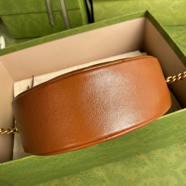 Replica Gucci GG Marmont Mini Round Shoulder Bag - Image 4