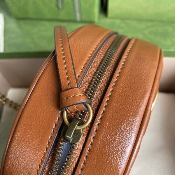 Replica Gucci GG Marmont Mini Round Shoulder Bag - Image 7