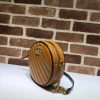 Best Replicas Bags - Replica Gucci GG Marmont Mini Round Shoulder Bag in Cognac Shop For Best Louis Vuitton LV Replica Bags With Cheap Price