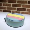 Best Replicas Bags - Gucci GG Marmont Mini Round Shoulder Bag - Pastel Rainbow Shop For Best Louis Vuitton LV Replica Bags With Cheap Price