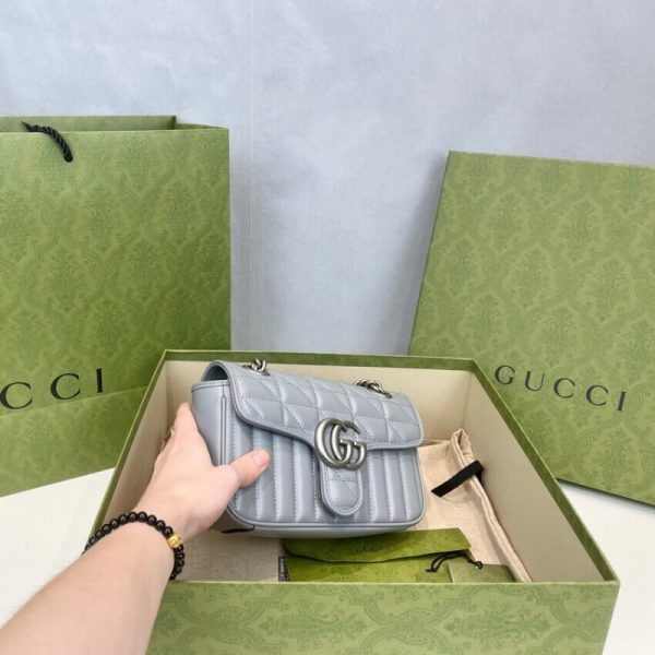 Gucci GG Marmont Mini Shoulder Bag Replica - Image 14