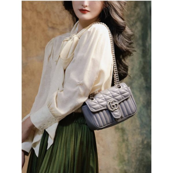 Gucci GG Marmont Mini Shoulder Bag Replica - Image 7