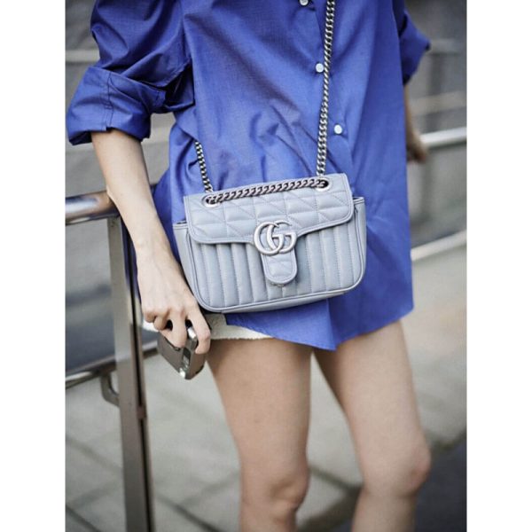 Gucci GG Marmont Mini Shoulder Bag Replica - Image 8