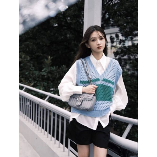 Gucci GG Marmont Mini Shoulder Bag Replica - Image 9