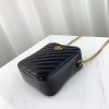 Best Replicas Bags - Replica Gucci GG Marmont Mini Shoulder Bag in Black Shop For Best Louis Vuitton LV Replica Bags With Cheap Price