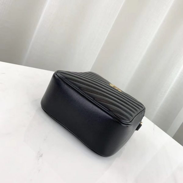 Replica Gucci GG Marmont Mini Shoulder Bag in Black - Image 6