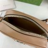 Best Replicas Bags - Replica Gucci GG Marmont Mini Shoulder Bag in Black Shop For Best Louis Vuitton LV Replica Bags With Cheap Price