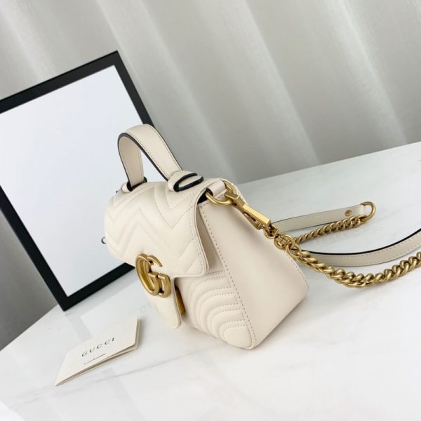 Gucci GG Marmont Mini Replica Top Handle Bag 547260 - Image 4
