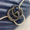 Best Replicas Bags - Replica Gucci GG Marmont Mini Top Handle Bag in Blue Shop For Best Louis Vuitton LV Replica Bags With Cheap Price