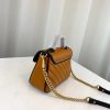 Best Replicas Bags - Gucci GG Marmont Mini Top Handle Bag - Cognac 583571 Shop For Best Louis Vuitton LV Replica Bags With Cheap Price