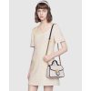 Best Replicas Bags - Gucci GG Marmont Mini Top Handle Bag - White Replica Shop For Best Louis Vuitton LV Replica Bags With Cheap Price