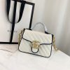 Best Replicas Bags - Gucci GG Marmont Mini Top Handle Bag - White Replica Shop For Best Louis Vuitton LV Replica Bags With Cheap Price