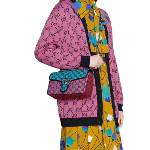 Gucci GG Marmont Multicolor Small Shoulder Bag Replica - Image 3