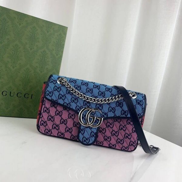 Gucci GG Marmont Multicolor Small Shoulder Bag Replica - Image 4