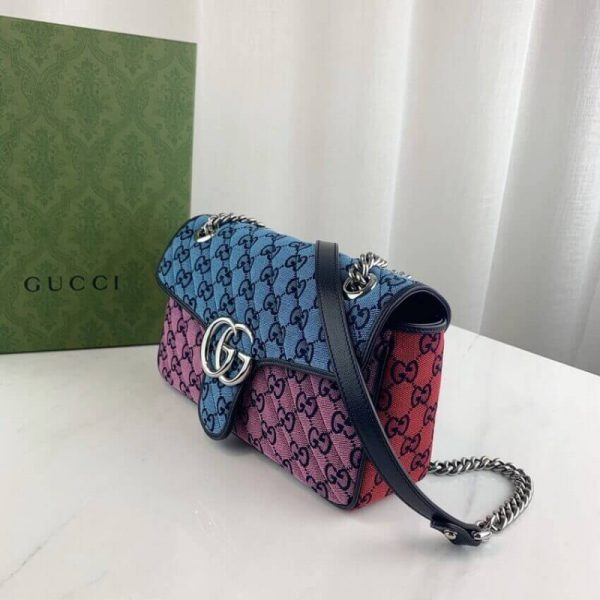 Gucci GG Marmont Multicolor Small Shoulder Bag Replica - Image 6