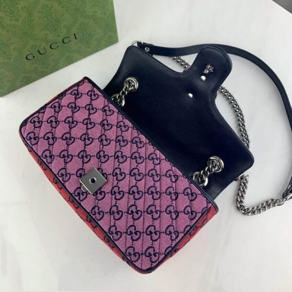 Gucci GG Marmont Multicolor Small Shoulder Bag Replica - Image 7