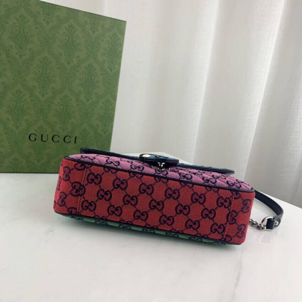 Gucci GG Marmont Multicolor Small Shoulder Bag Replica - Image 9