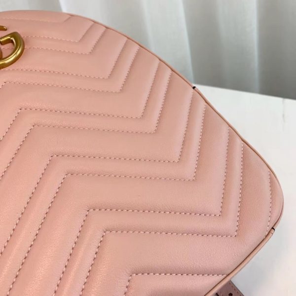 Replica Gucci GG Marmont Quilted Leather Backpack - Image 6