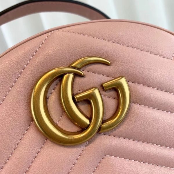 Replica Gucci GG Marmont Quilted Leather Backpack - Image 7