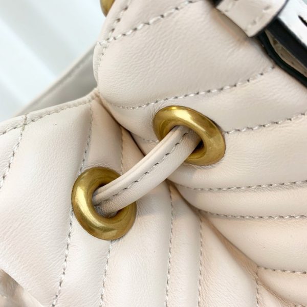 Gucci GG Marmont Quilted Leather Bucket Bag Replica - Image 6