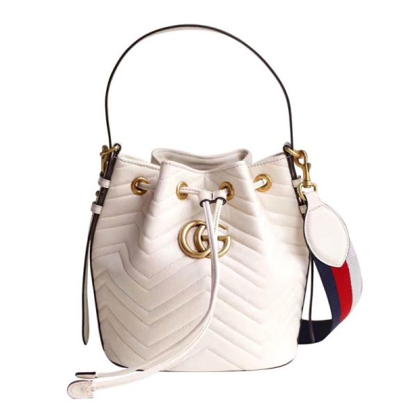 Gucci GG Marmont Quilted Leather Bucket Bag Replica