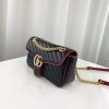 Best Replicas Bags - Gucci GG Marmont Small Shoulder Bag - Black Replica Shop For Best Louis Vuitton LV Replica Bags With Cheap Price