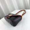 Best Replicas Bags - Gucci GG Marmont Small Shoulder Bag - Black Replica Shop For Best Louis Vuitton LV Replica Bags With Cheap Price