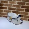 Best Replicas Bags - Replica Gucci GG Marmont Small White Shoulder Bag Shop For Best Louis Vuitton LV Replica Bags With Cheap Price