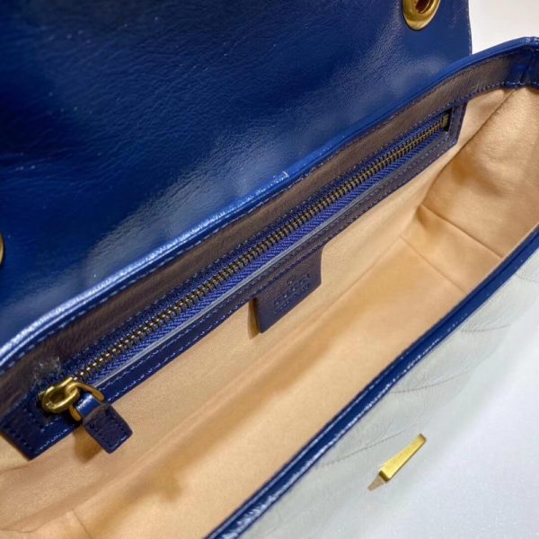 Replica Gucci GG Marmont Small White Shoulder Bag - Image 10