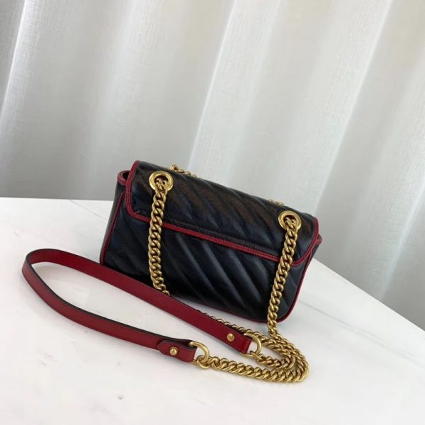 Replica Gucci GG Marmont Shoulder Bag - Stylish & Compact Design - Image 4