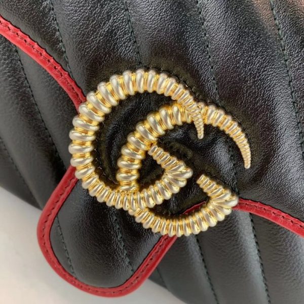 Replica Gucci GG Marmont Shoulder Bag - Stylish & Compact Design - Image 8
