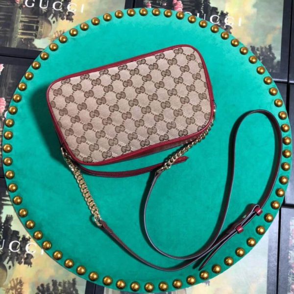 Replica Gucci GG Marmont Mini Shoulder Bag 447632 - Image 6