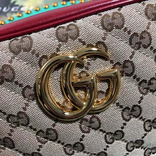 Replica Gucci GG Marmont Mini Shoulder Bag 447632 - Image 9