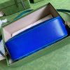 Best Replicas Bags - Gucci GG Marmont Replica Shoulder Bag - Blue & Emerald Leather Shop For Best Louis Vuitton LV Replica Bags With Cheap Price