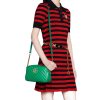 Best Replicas Bags - Replica Gucci GG Marmont Small Shoulder Bag in Emerald Leather Shop For Best Louis Vuitton LV Replica Bags With Cheap Price