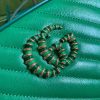 Best Replicas Bags - Replica Gucci GG Marmont Small Shoulder Bag in Emerald Leather Shop For Best Louis Vuitton LV Replica Bags With Cheap Price