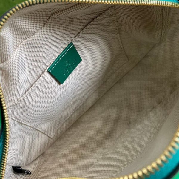 Replica Gucci GG Marmont Small Shoulder Bag in Emerald Leather - Image 9