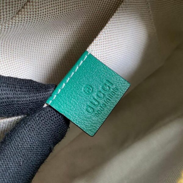 Replica Gucci GG Marmont Small Shoulder Bag in Emerald Leather - Image 10