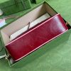 Best Replicas Bags - Red & Emerald Leather Replica Gucci GG Marmont Shoulder Bag Shop For Best Louis Vuitton LV Replica Bags With Cheap Price