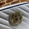 Best Replicas Bags - Replica Gucci GG Marmont Small White Shoulder Bag 447632 Shop For Best Louis Vuitton LV Replica Bags With Cheap Price