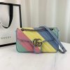 Best Replicas Bags - Gucci GG Marmont Small Shoulder Bag - Pastel Rainbow Replica Shop For Best Louis Vuitton LV Replica Bags With Cheap Price