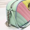 Best Replicas Bags - Replica Gucci GG Marmont Pastel Rainbow Shoulder Bag 447632 Shop For Best Louis Vuitton LV Replica Bags With Cheap Price