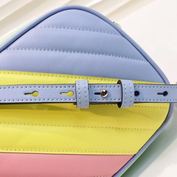 Replica Gucci GG Marmont Pastel Rainbow Shoulder Bag 447632 - Image 7