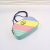 Best Replicas Bags - Replica Gucci GG Marmont Pastel Rainbow Shoulder Bag 447632 Shop For Best Louis Vuitton LV Replica Bags With Cheap Price