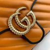 Best Replicas Bags - Replica Gucci GG Marmont Small Cognac Top Handle Bag Shop For Best Louis Vuitton LV Replica Bags With Cheap Price
