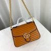 Best Replicas Bags - Replica Gucci GG Marmont Small Cognac Top Handle Bag Shop For Best Louis Vuitton LV Replica Bags With Cheap Price