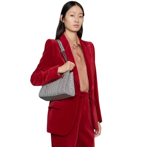 Replica Gucci GG Marmont Small Tote Bag - Style 681483 - Image 2